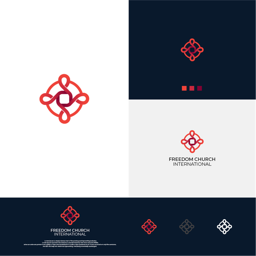 Freedom Church Logo Design Design by Blessing.Std