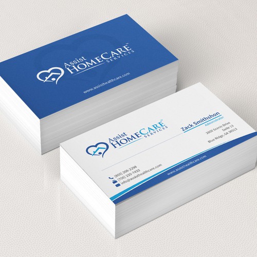 Business Card for Home Health Agency Design by AkGraphicsSolutions