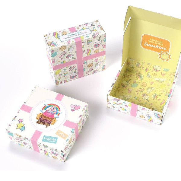 Mailer box design for bakery