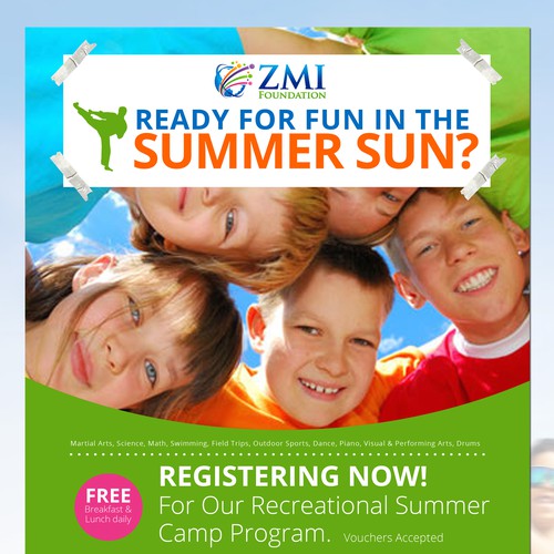 ZMI Foundation Summer Camp Flyer