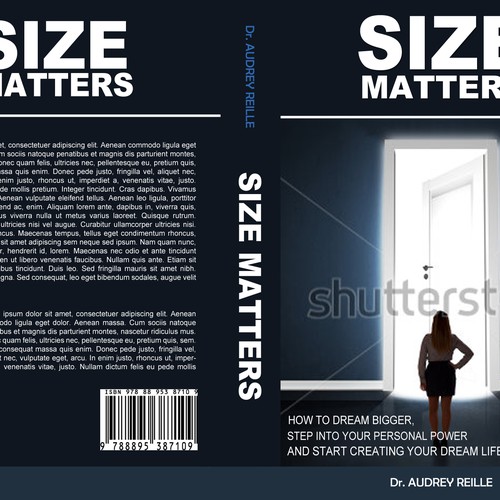 Design an Inspiring Book Cover for "Size Matters" on Dreaming Big! Design by VaMeDe