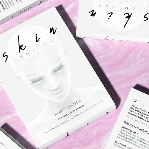 Box design for a advanced skin care supplement Design by Meln