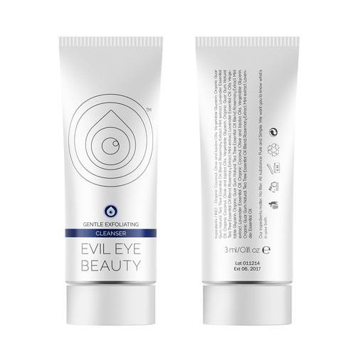 Evil Eye Beauty needs a fun & modern cosmetic tube designed. Design by bcra