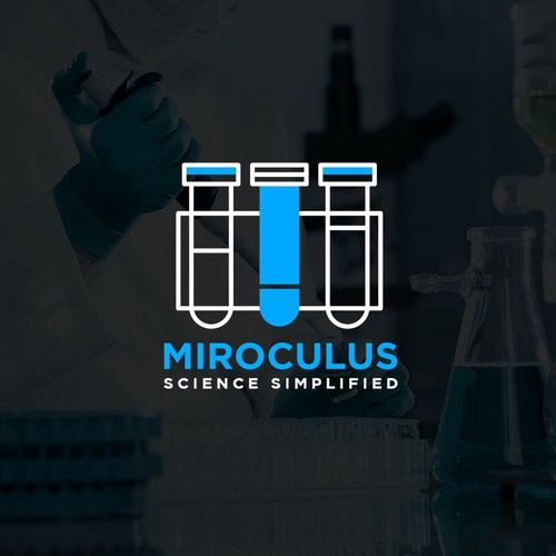 Logo design for transformational new laboratory technology. Design by Umair Ansar