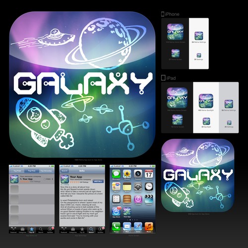 iOS Space Game Needs Logo and Icon Design por designspot