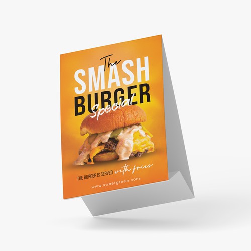 Smash Burger Marketing Materials Design by Metric Pixels