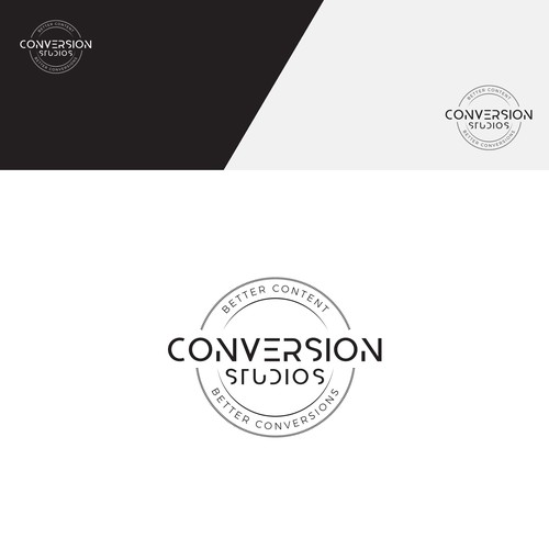 logo design for "conversion studios" photography studio Design by Klaudi