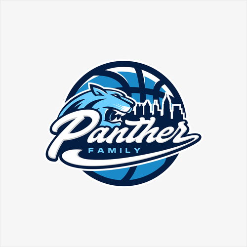 Basketball Logo for Team 'Panther Family' - Your Winning Logo Featured on Major Sports Network Design réalisé par sukadarma