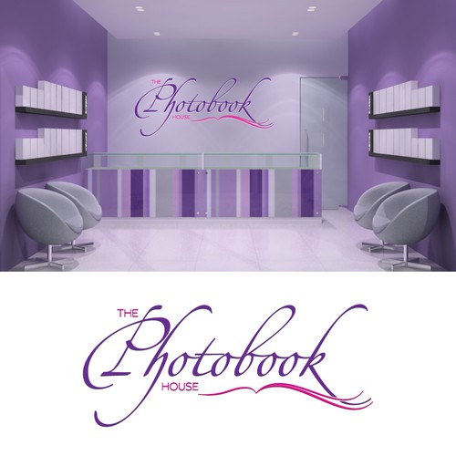 logo for The Photobook House Design by MemphisDesign