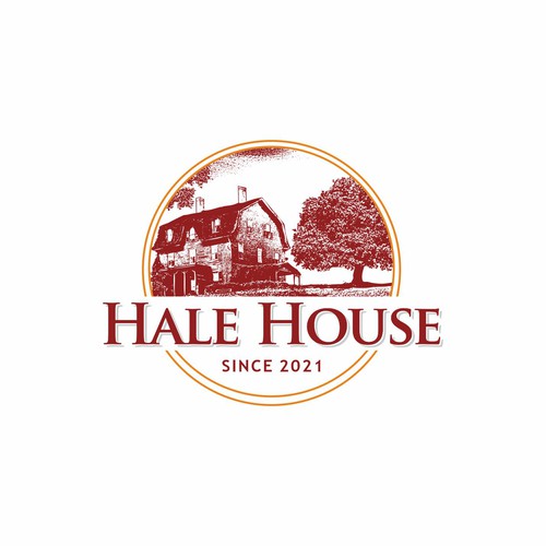 Historic and Famous Hale House Logo Design Design by Adam Anggriawan