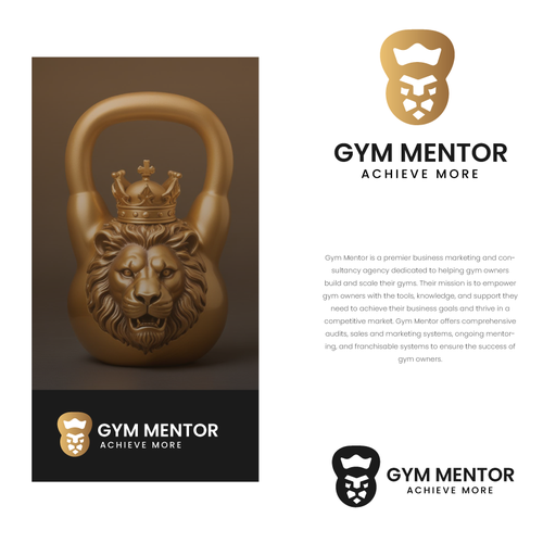Gym Mentor - LOGO Design by logorilla™