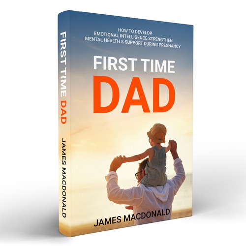 Book cover art appealing to First Time Dad & Expectant Mums Design by Masud007