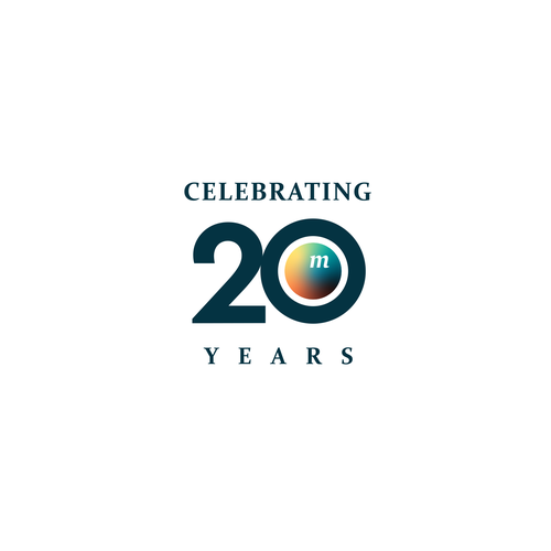 Design a 20 year company logo to celebrate this milestone. Design by Argim