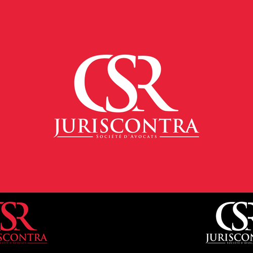 Design vincitore del contest "Création de logo pour CSR JURISCONTRA"