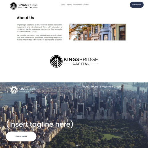 "Logo Design for New York City Real Estate Development & Investment Firm" winning Illustration or graphics