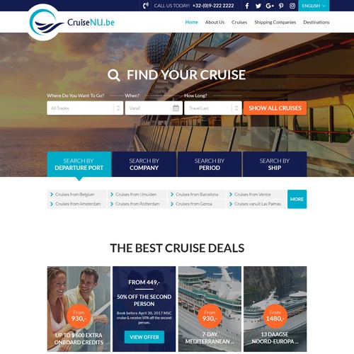 Designs | Cruise Organization - Homepage - more pages in the future (1 ...