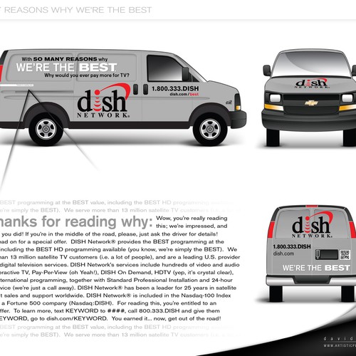 Design di V&S 002 ~ REDESIGN THE DISH NETWORK INSTALLATION FLEET di artisticperson.com