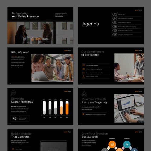 Branded Powerpoint/Slides Presentation Design by Yesim Tuzun
