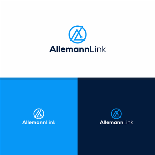 Software/Data analysis company logo embedding the letter A and L Design by colorworks™