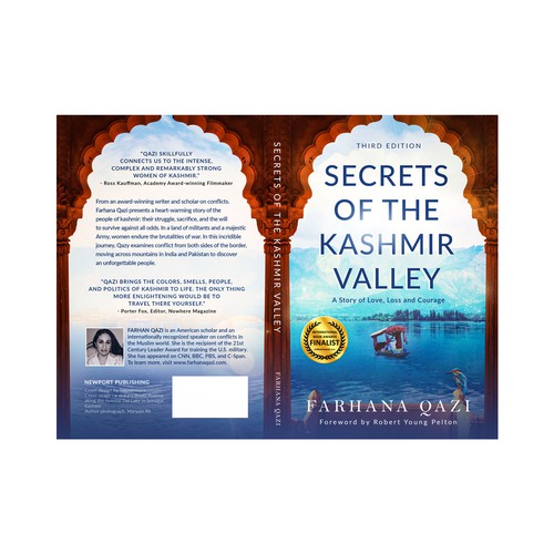 Rebrand a book on the beauty of Kashmir from an award-winning writer Design by tukoshimura