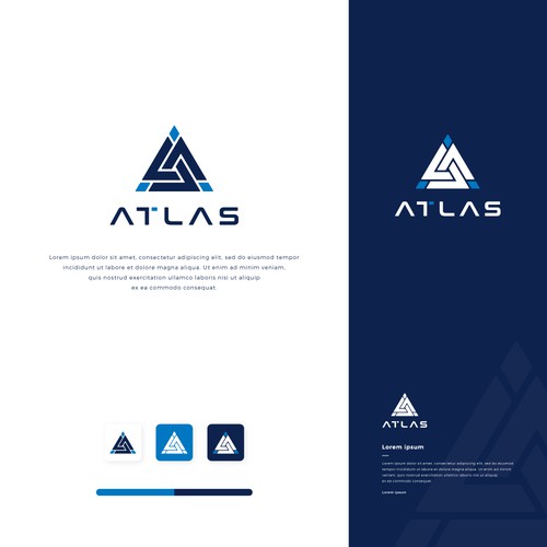 Abstract logo for crypto project Design by JudynGraff