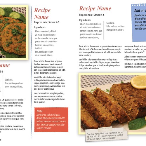Cook Book Cover & Content Design Design by suzieQ Designs