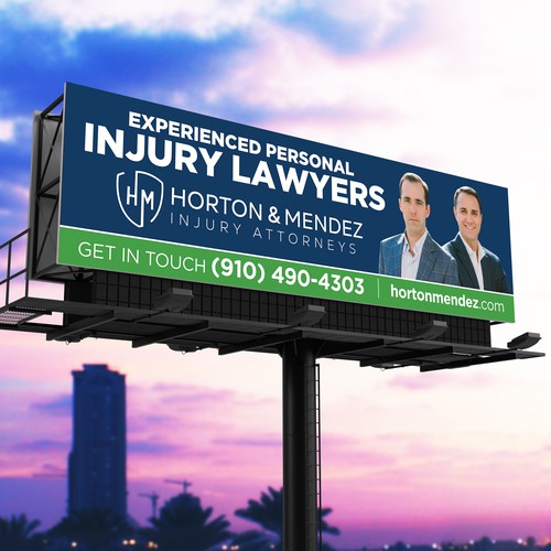 Personal Injury Lawyer Billboard Design Showdown! Design by SoftSkills