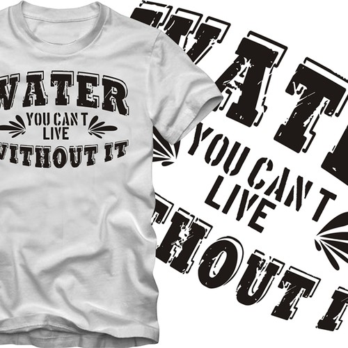 Water T-Shirt Design needed Diseño de muczhorkies