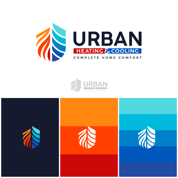 High-End Logo Design for UK Heating & Cooling Brand