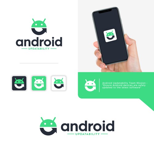 Android Updatability Team Logo Design by Rekker