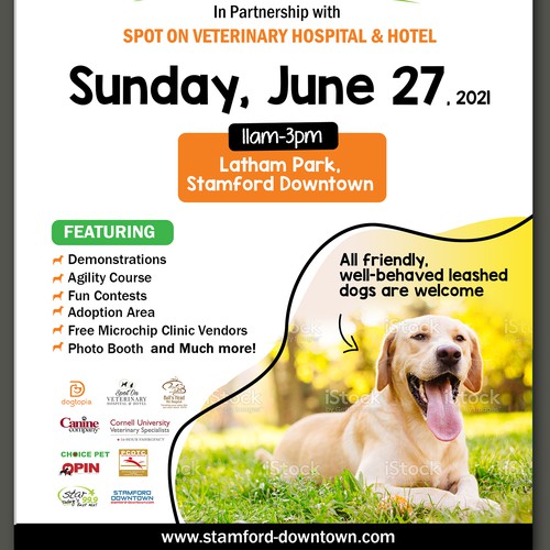 Bark in the Park Flyer Design by Smarika Ahuja ❤