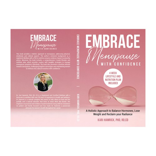 Design a holistic health book cover for midlife women seeking empowerment Design by The Cloud Digital