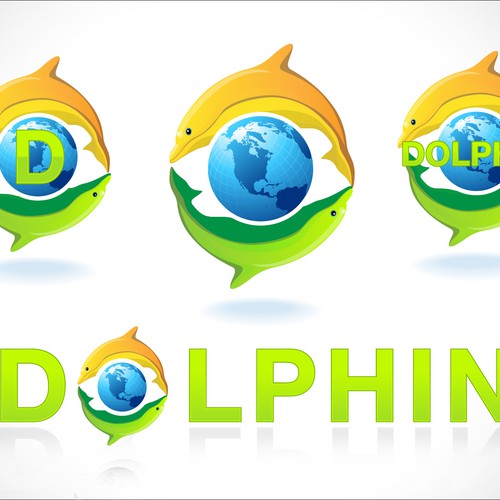 New logo for Dolphin Browser Design by karmenn9 (tina_sol)