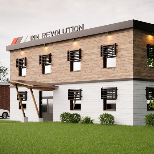 Modern Industrial / Flex Building Facelift Design by Artifictial