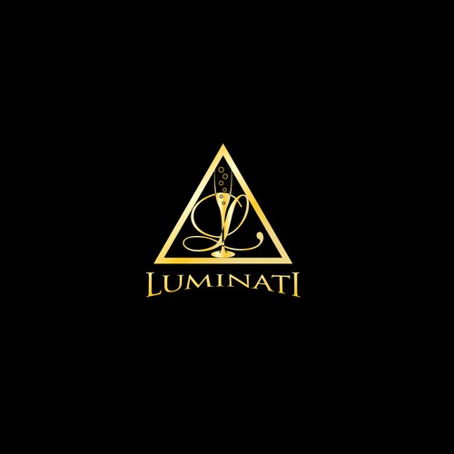 champagne logo design - Lumimati Design by Sunny Pea