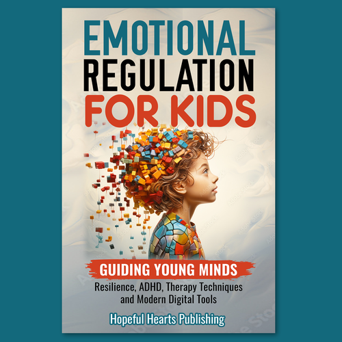 A fresh and powerful book cover design for a book about emotional regulation for kids Design réalisé par Graph Webs