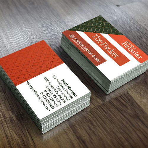 Farm JOurnal Produce Business Cards | Business card contest