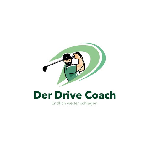 Make an creative Design for a golf coach (who only teaches long drives!) Design by Yzen Cheah