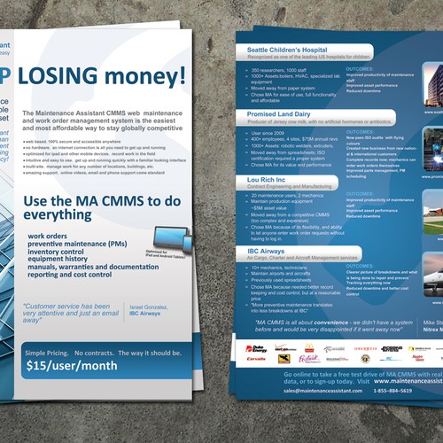 Help Maintenance Assistant Inc. with a new postcard or flyer Design por zzzmaja