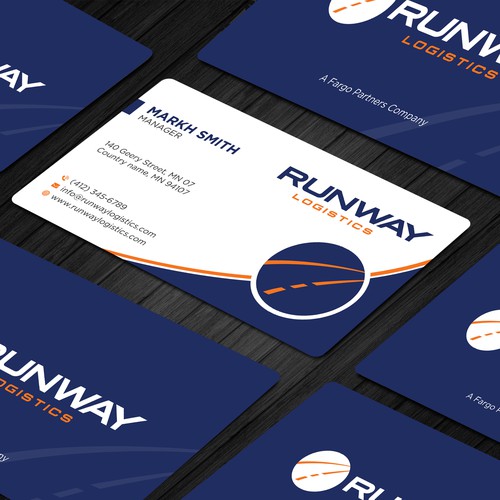 Design di Runway Logistics Business Card di prosenjit_P