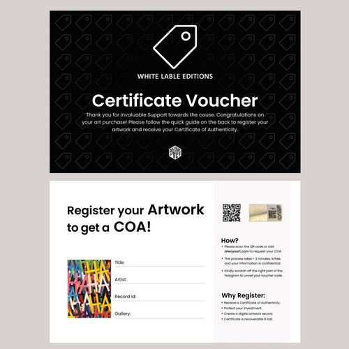 Certificate Voucher Design by Mah_Ari