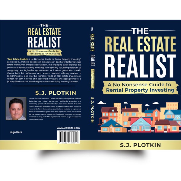 Design by NoBoundaries titled "The Real Estate Realist – Real Estate Investment Book Cover"