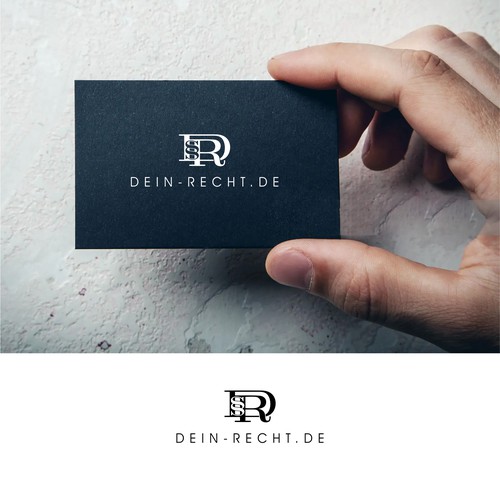 Logo for website of lawyer, social media, legal topics Design by knight brands™