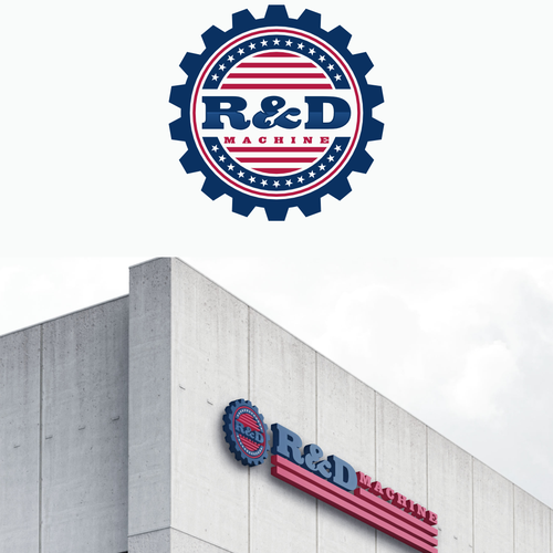 STRONG AND BOLD MACHINE SHOP SIGN FOR BUILDING 20ftX5ft Design by Zept'ID99™