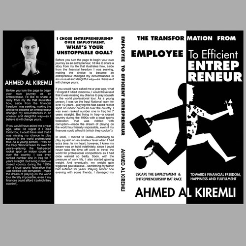 Design a Simple & Innovative Book Cover for the Transformation from Employee to Efficient Entrepreneur Design by DezignManiac