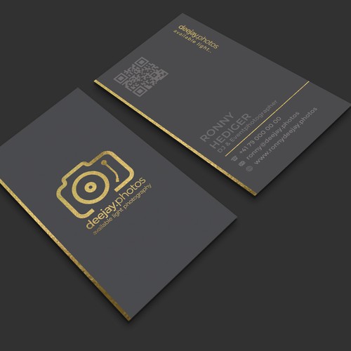 Business Card For Dj Eventphotographer Contest Della Categoria Biglietto Da Visita 99designs