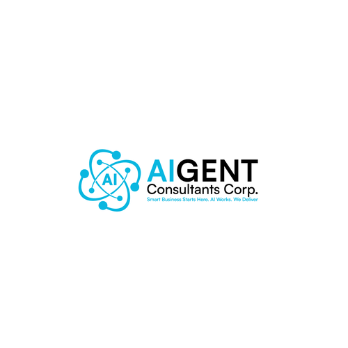 AI Agent Company: Appealing to small to medium sized businesses. Design by oopz