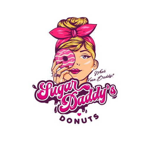 SUGAR DADDY DONUTS LOGO CONTEST Design by nindadian