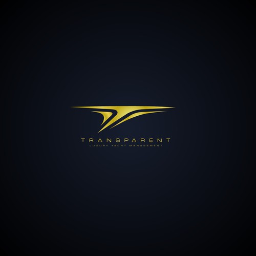 logo for TRANSPARENT Luxury Yacht Management Design by piratepig