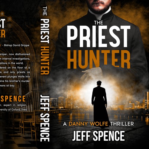 Mystery-thriller book cover (first in a series) Design by Anastasia Brenych